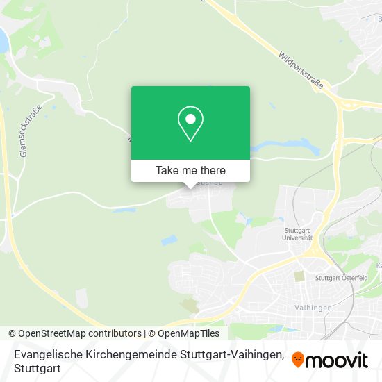 Evangelische Kirchengemeinde Stuttgart-Vaihingen map