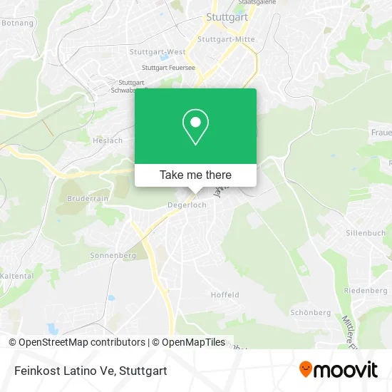 Карта Feinkost Latino Ve