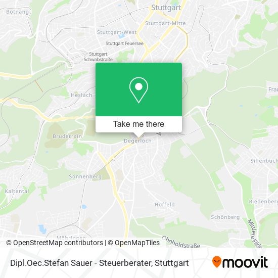 Dipl.Oec.Stefan Sauer - Steuerberater map