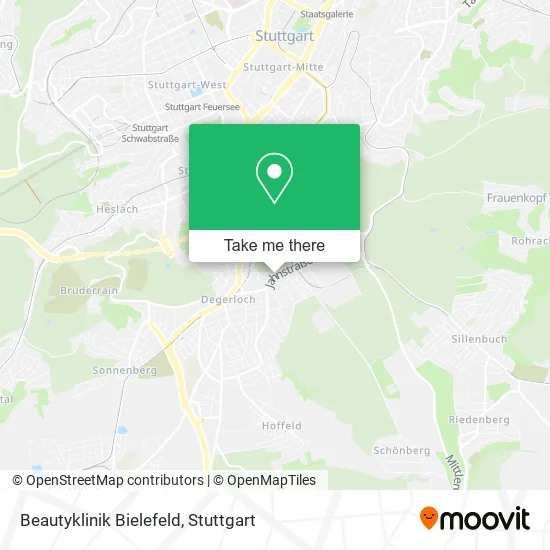 Карта Beautyklinik Bielefeld