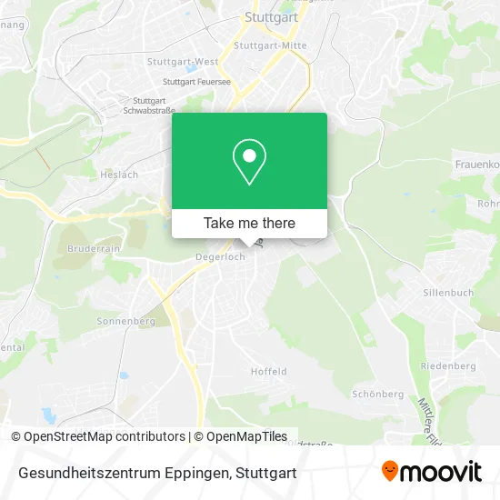 Карта Gesundheitszentrum Eppingen