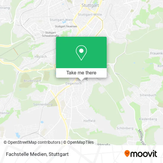 Карта Fachstelle Medien