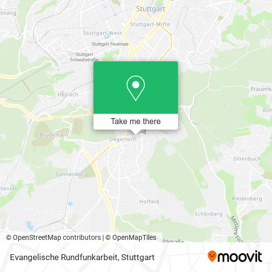 Карта Evangelische Rundfunkarbeit