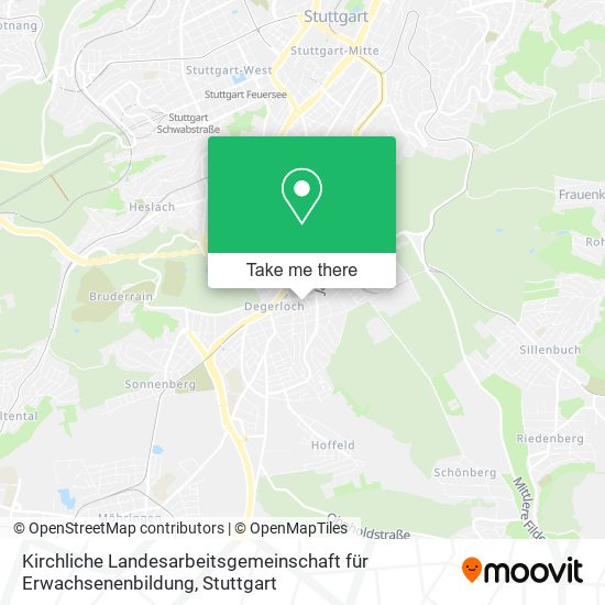 Kirchliche Landesarbeitsgemeinschaft für Erwachsenenbildung map
