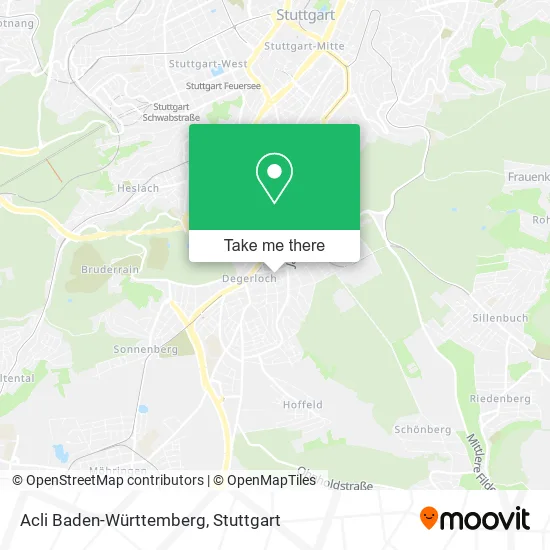 Карта Acli Baden-Württemberg
