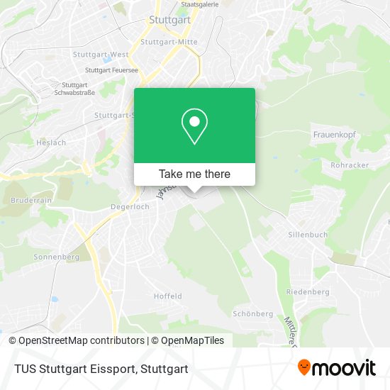 TUS Stuttgart Eissport map