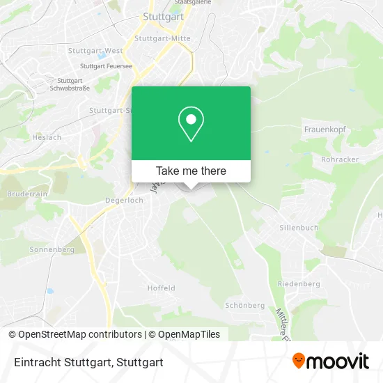 Карта Eintracht Stuttgart