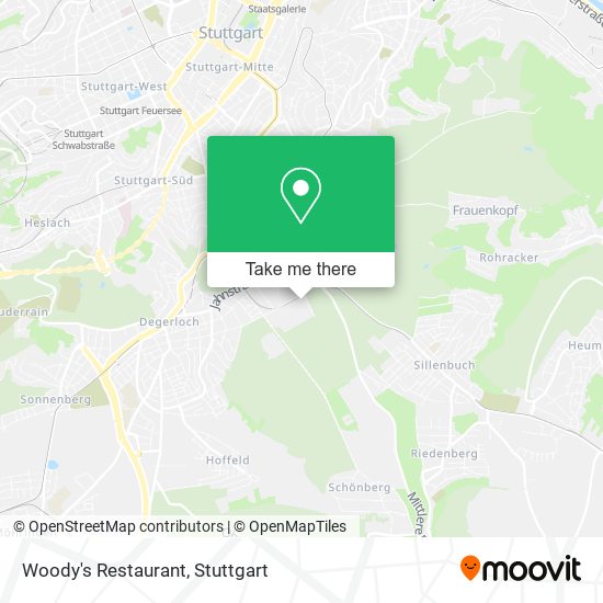 Woody's Restaurant map