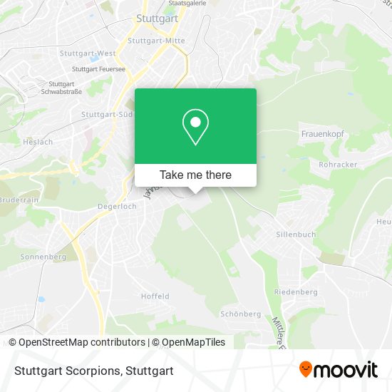 Stuttgart Scorpions map