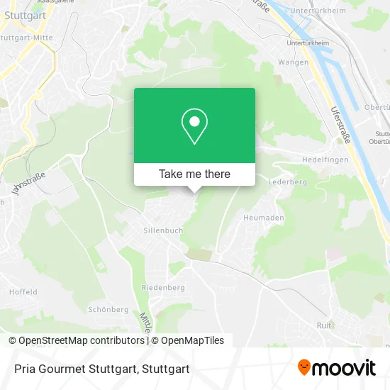 Карта Pria Gourmet Stuttgart