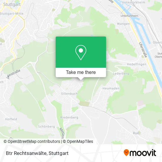 Карта Btr Rechtsanwälte