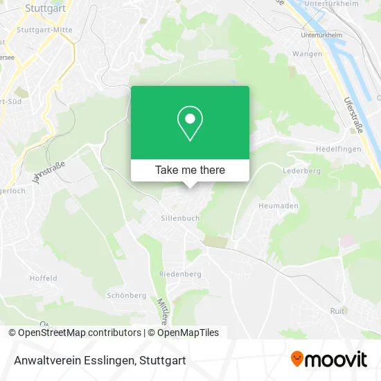 Карта Anwaltverein Esslingen