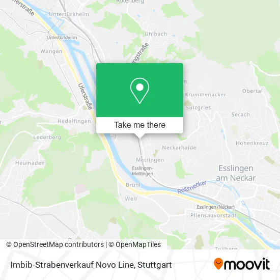Карта Imbib-Strabenverkauf Novo Line