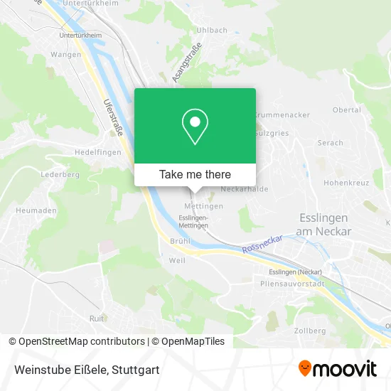 Карта Weinstube Eißele