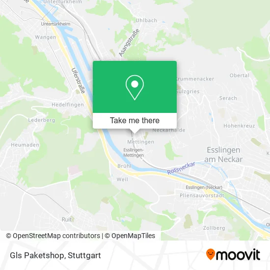 Карта Gls Paketshop