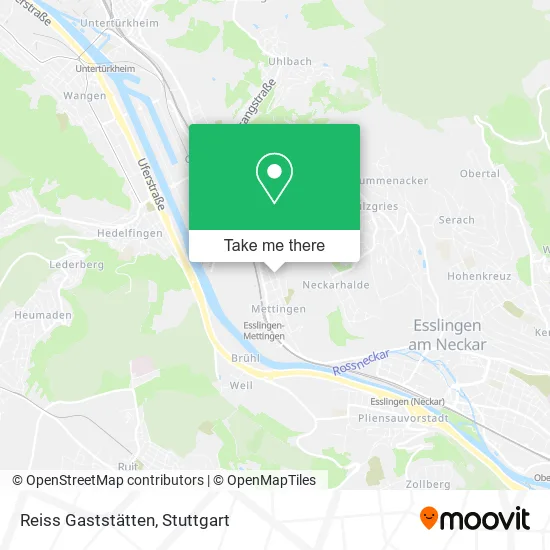 Карта Reiss Gaststätten