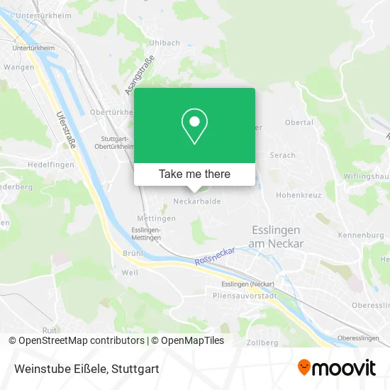 Карта Weinstube Eißele