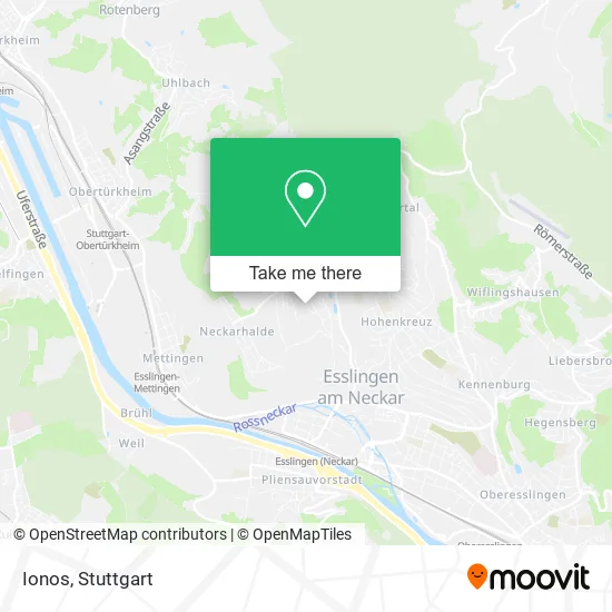 Карта Ionos