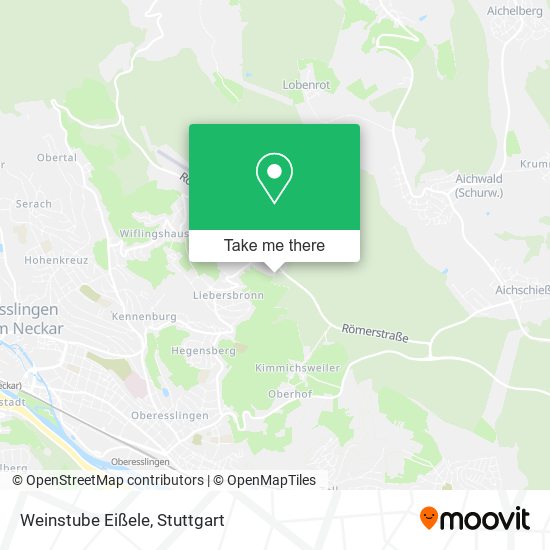Карта Weinstube Eißele