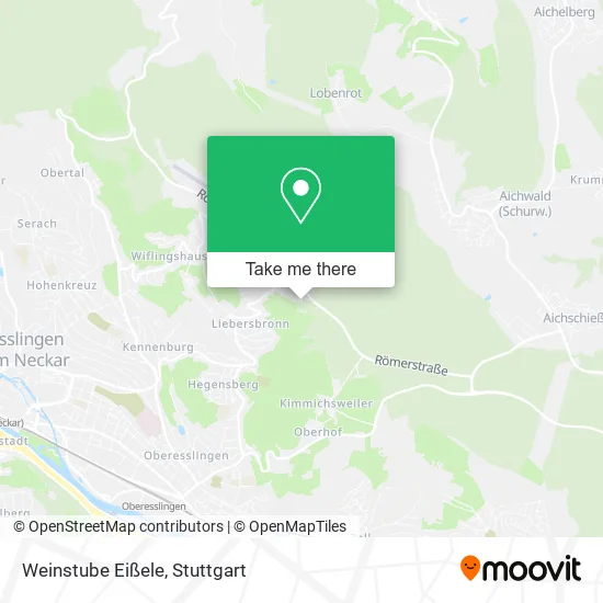 Карта Weinstube Eißele