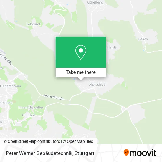 Карта Peter Werner Gebäudetechnik