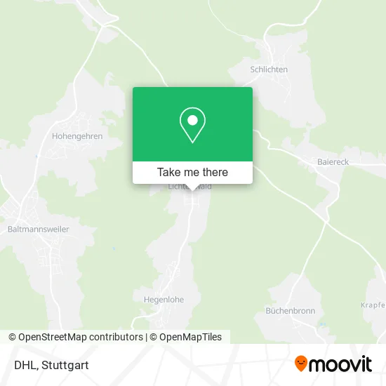 Карта DHL