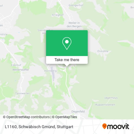 L1160, Schwäbisch Gmünd map