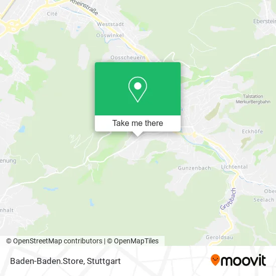 Карта Baden-Baden.Store