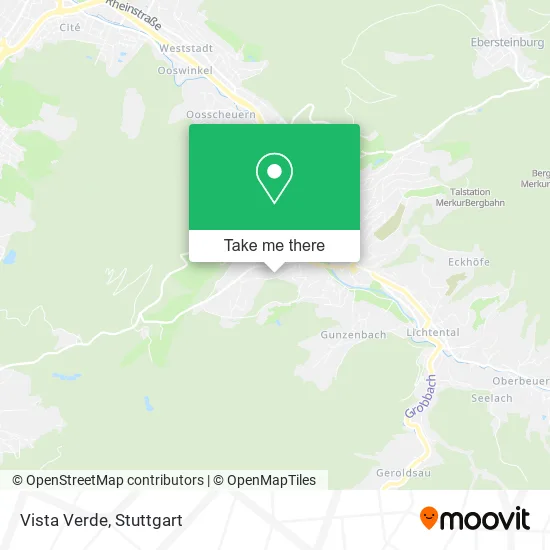 Карта Vista Verde