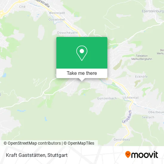 Карта Kraft Gaststätten