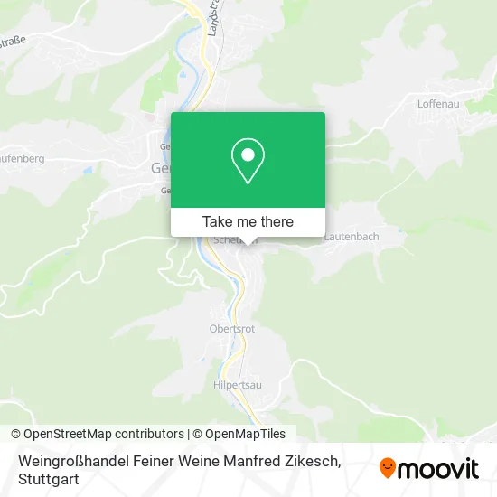 Карта Weingroßhandel Feiner Weine Manfred Zikesch