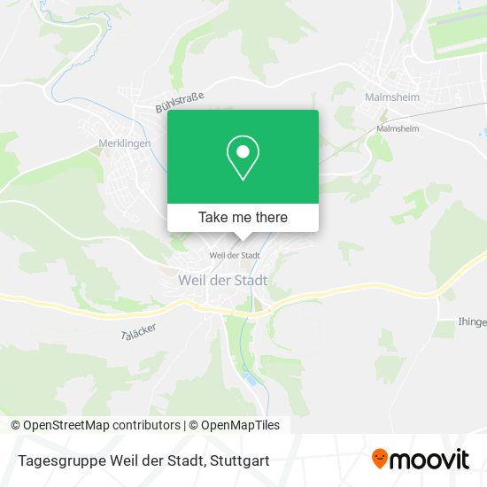 Карта Tagesgruppe Weil der Stadt