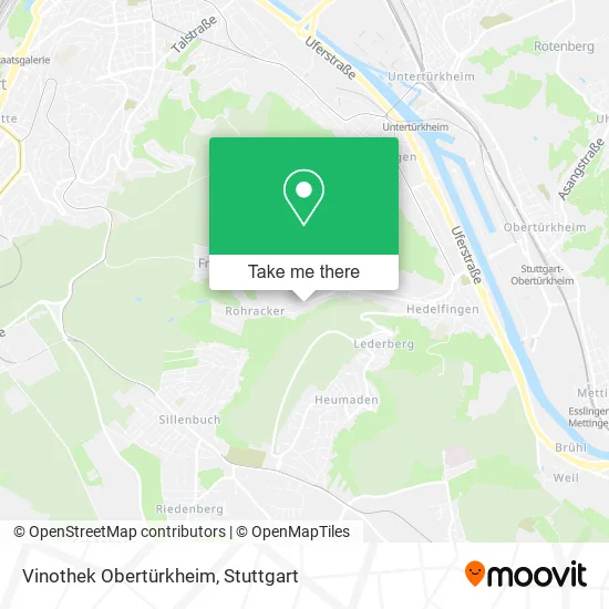 Карта Vinothek Obertürkheim