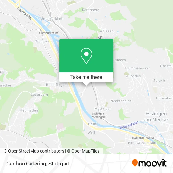 Карта Caribou Catering
