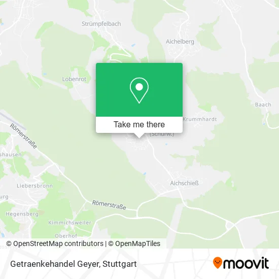 Карта Getraenkehandel Geyer