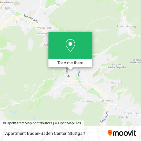 Карта Apartment Baden-Baden Center