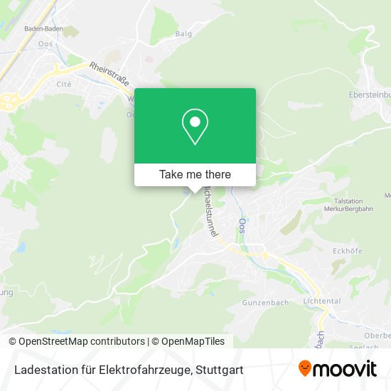 Ladestation für Elektrofahrzeuge map