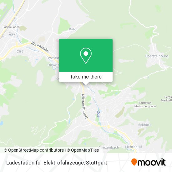 Ladestation für Elektrofahrzeuge map