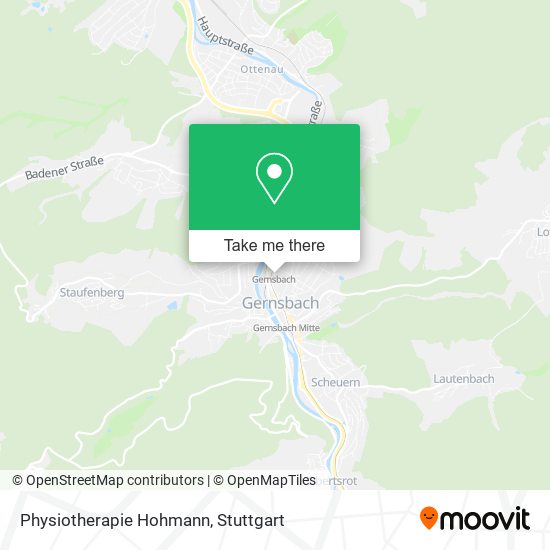 Physiotherapie Hohmann map