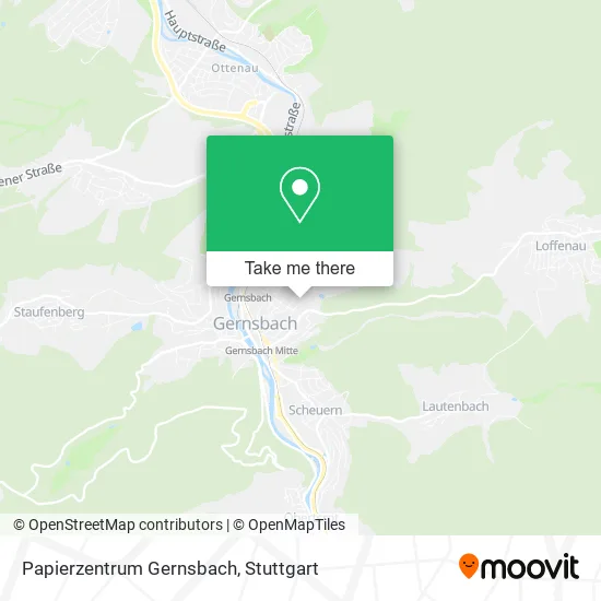 Карта Papierzentrum Gernsbach