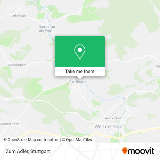 Карта Zum Adler