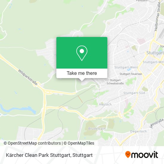 Kärcher Clean Park Stuttgart map