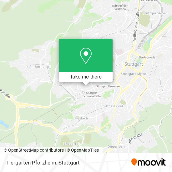 Карта Tiergarten Pforzheim