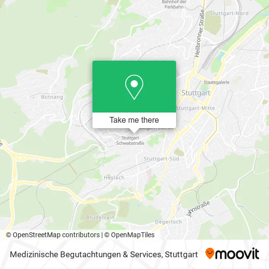 Карта Medizinische Begutachtungen & Services