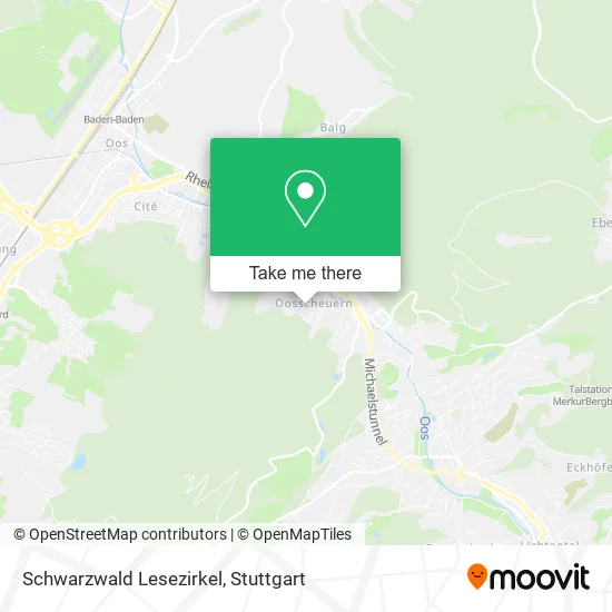 Карта Schwarzwald Lesezirkel