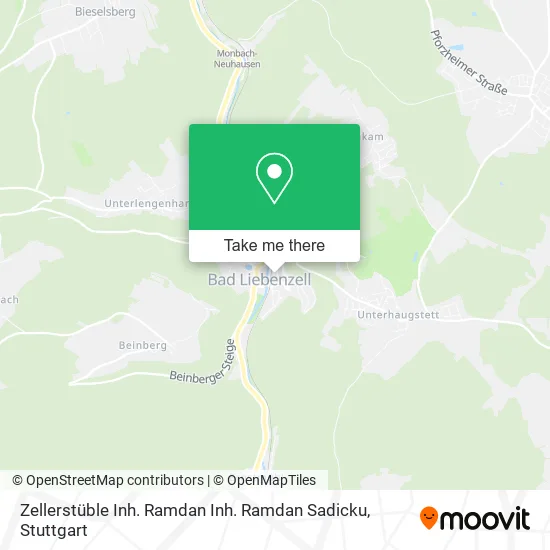 Карта Zellerstüble Inh. Ramdan Inh. Ramdan Sadicku