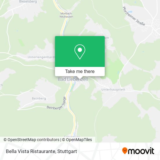Bella Vista Ristaurante map