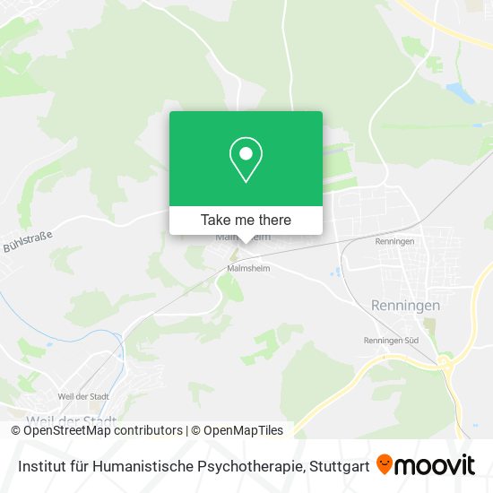Institut für Humanistische Psychotherapie map