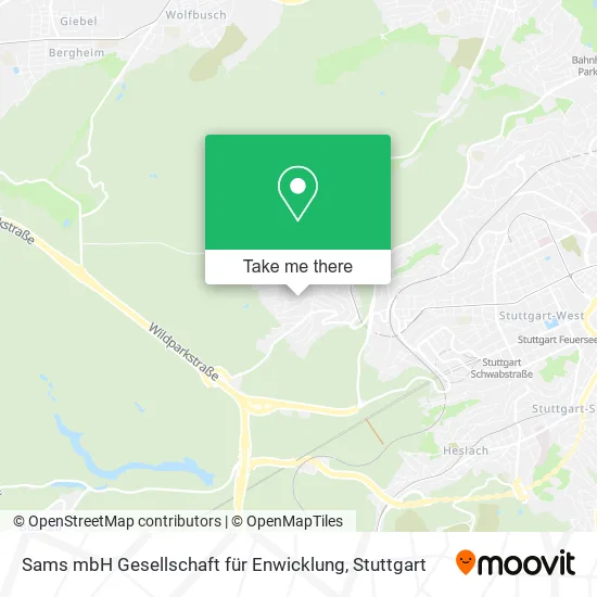 Карта Sams mbH Gesellschaft für Enwicklung