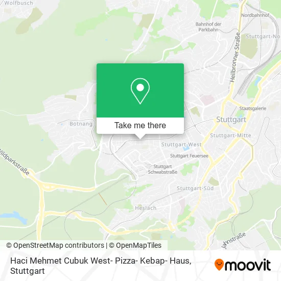 Карта Haci Mehmet Cubuk West- Pizza- Kebap- Haus